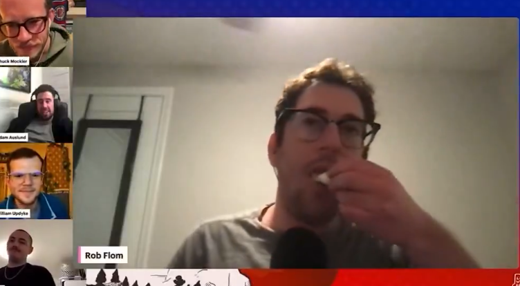开云直播-信守承诺！球迷直播吃推文：曾放话快船若打出15胜3负他就这么干