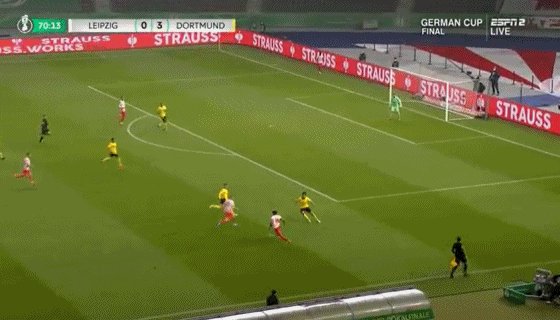 1620939815818069570.gif 【德国杯】桑乔哈兰德各两球 多特4比1莱比锡RB捧杯